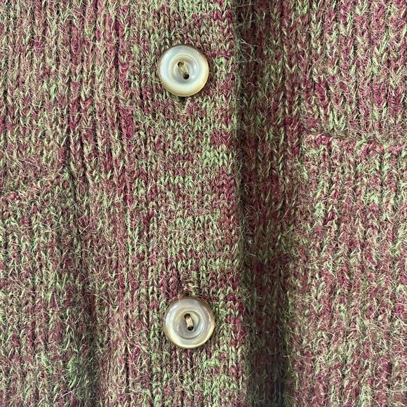 Knitted Wool Cardigan Sweater - Picture 3 of 4